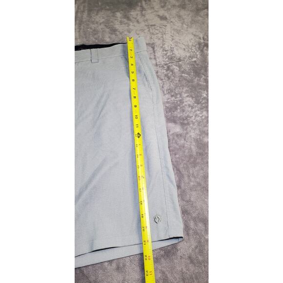 Hang Ten Shorts Men Sz 34 Gray Wharf Hybrid Chino Beach Swim Golf Ca18-23 - Picture 2 of 9